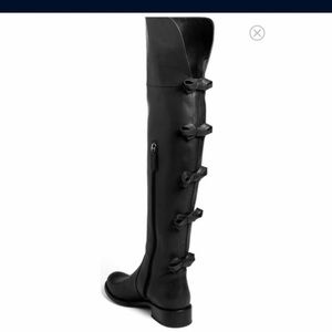 Valentino Over the Knew Bow Boots